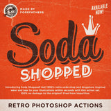 Soda Shopped Retro Photoshop Actions
