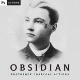 Obsidian - Realistic Charcoal Actions